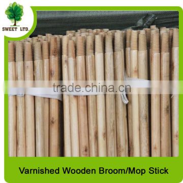 painted best quality wood broom stick best selling made in china