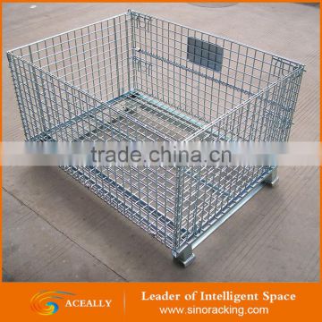 Aceally Stackable welded customied metal wire mesh crate