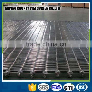 304ss Compound Balance Weave Flat Flex Conveyor Belt