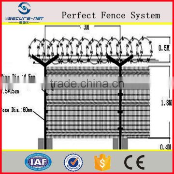 High profermance Y shape PVC coated airport security fence
