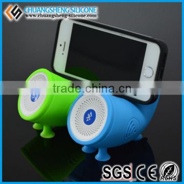 2015 Popular silicone waterproof bluetooth wireless speaker