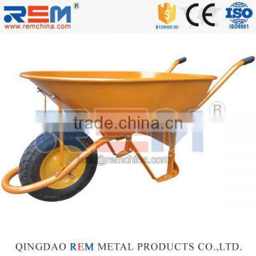 Pneumatic Wheel Wheel Type and Metal Tray Material Bolivia Wheelbarrow