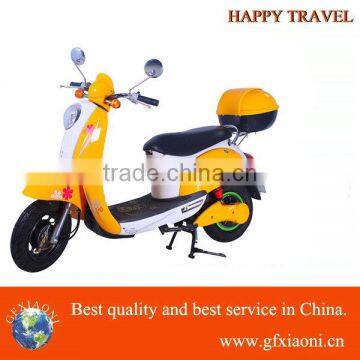 yellow color 2 wheel mobility electric scooter for bangladesh