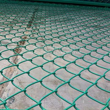 Diamond wire mesh fence