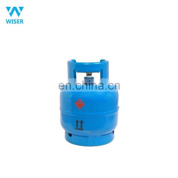 China wholesale 3kg lpg gas cylinder porpane tank cooking bottle safety valve