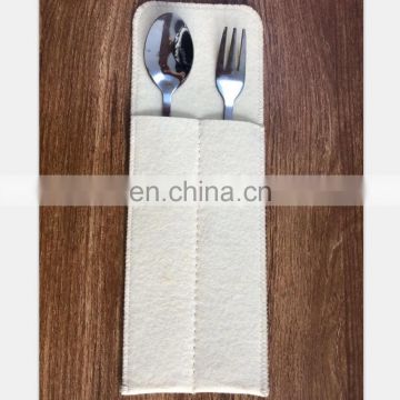 Customized wool Felt cutlery holder for Spoon Knife Fork Silverware