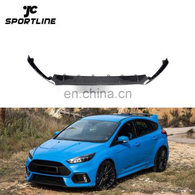Carbon Fiber Front Lip Spoiler Body kit for Ford Focus RS Hatchback 16-18