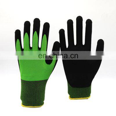 High Quality Level 5 Cut Resistant Gloves Nitrile Sandy Cut Resistant Gloves