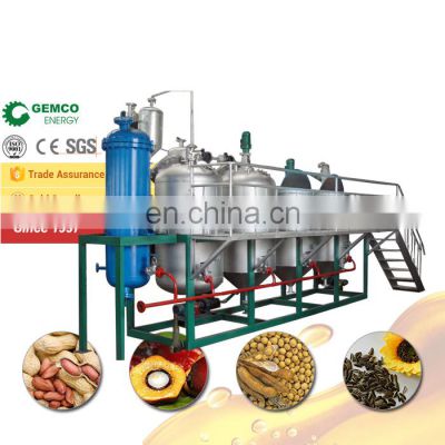 Efficient palm oil crystallizer bleaching process complete palm oil refinery machine for sale