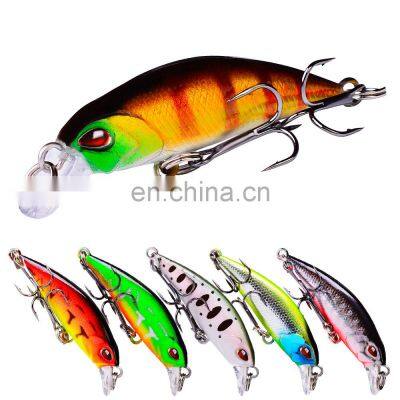 New submerged Mino4.3gtossing lure5.4cmLure lure bait wholesale stock OEM Sinking Hard Fishing Lure Minnow 3D Lure Eyes