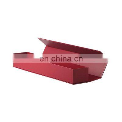 Luxury custom packaging for flower brunch rose bouquet packing box with glossy lamination large size box for long products