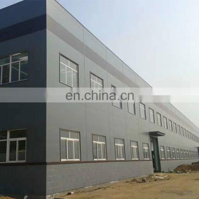 Industrial galvanized prefabricated light weight steel structure warehouse building