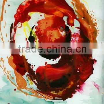 Handmade Glass Painting Abstract Decorating Walls Ideas