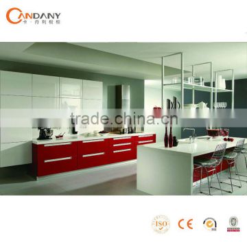 Candany modern lacquer kitchen cabinet,kitchen cabinet foshan