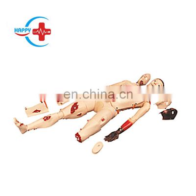 HC-S037 High quality full body first aid simulation/mannequin/Trauma Training Nursing Medical Manikin