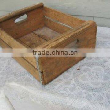 Original Nature Solid Wood Fruit Crate Wholesale