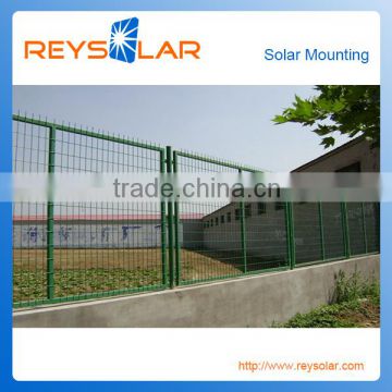solar powered mesh fence steel wire farm fence solar power fence