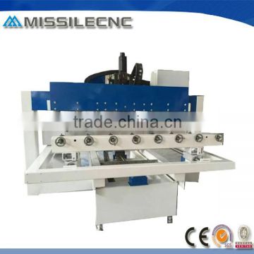 China 2.2kw Spindle 8 Rotarys Wood Engaraver Machine 4 Axis CNC Router