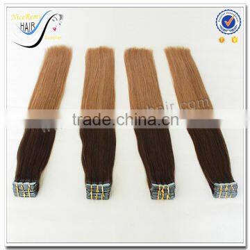 Wholesale Fast Delivery Top Quality Ombre Remy Invisible Tape Hair Extension 100 Virgin Human Hair