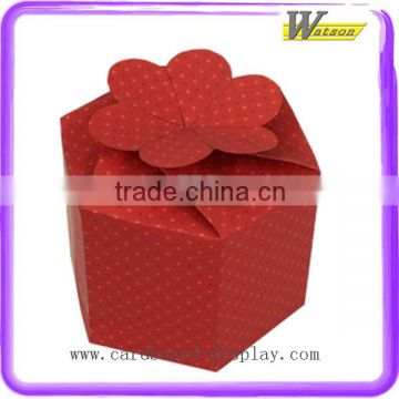 Special Design Red Wedding Candy Packaging Paper Box