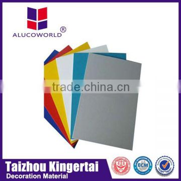 Alucoworld factory price acp sheet,wholesale aluminium composite wall cladding panels for bathrooms