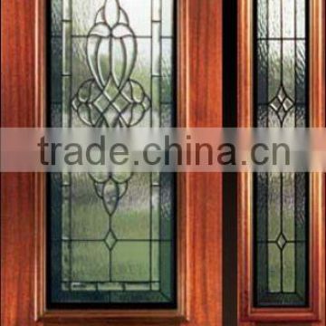 American Glass Exterior Doors Wood Design DJ-S9104MSO-5