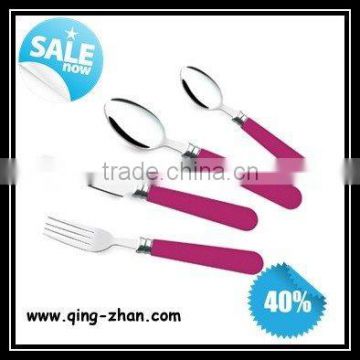 plastic handle cutlery T002