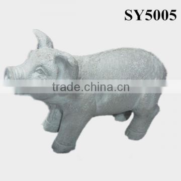 Home and garden decoration for sale pig animal cement statue