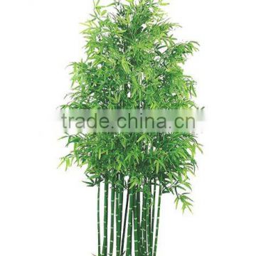 Fake bamboo plants mixed potted in pot