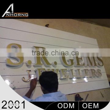New Arrival Waterproof Safety 3D Letter Signboard Both Indoor And Outdoor