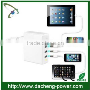 3 years warrantee high quality usb 2.0 4 port hub with mobile phone charger