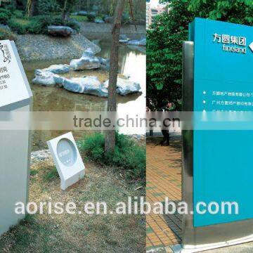 Outdoor paintting pylon sign board