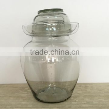 2016 high quality large glass pickle jar