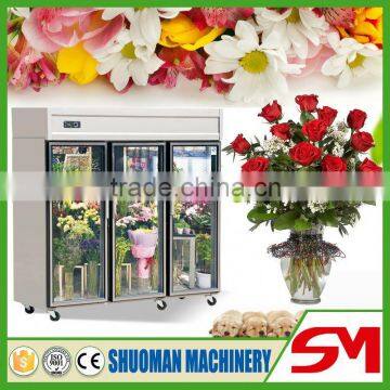 Professional CE approved 4 door upright flower chiller