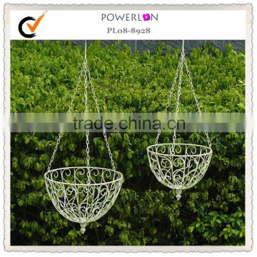 Great Homes and Gardens Decorative hanging planter holder Cone Shaped Wall Planter Holders