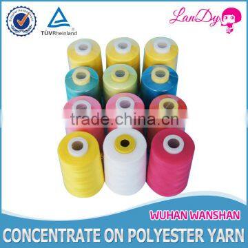 603 100% spun polyester color sewing thread