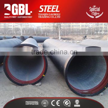 china supplier heavy wall seamless iso2531 c25 c30 c40 ductile steel pipe 500mm diameter