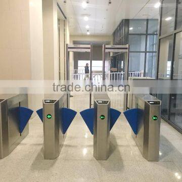 Heavy Duty Transparent Arm Barrier Flap Turnstile with Access Control