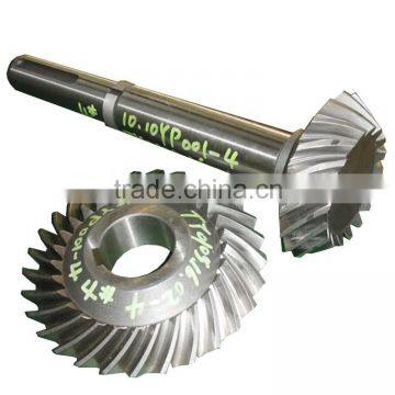 High torque low noise bevel gear engine