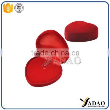 Customized red flocking velvet jewerly package display case