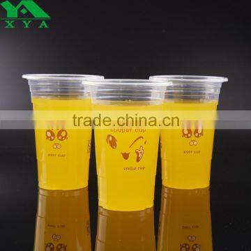 200ml cheap logo printed clear plastic cups