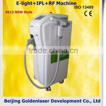 www.golden-laser.org/2013 New style E-light+IPL+RF machine rechargeable hair remover lady epilator