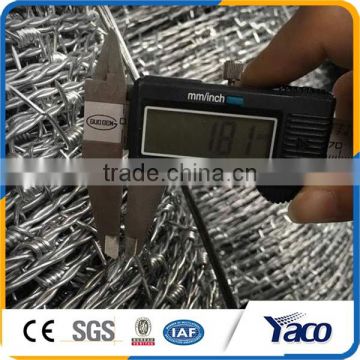 Beautiful surface treatment anti theft barbed wire mesh