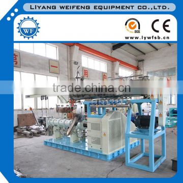 Floating fish feed pellet production line/fish extruder machine