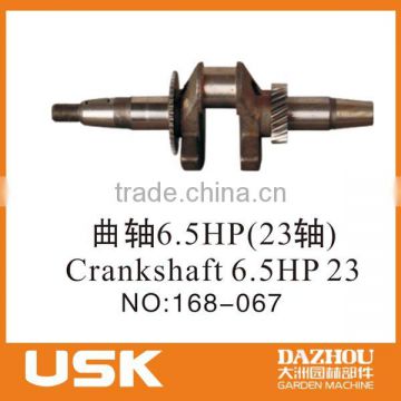 Crankshaft 6.5HP (23) for USK 2KW gasoline generator 168F/2900H(GX160) 5.5HP/6.5HP spare part