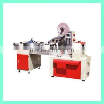 High speed hard candy flow wrapping machine, horizontal candy flow wrapping machine for sale