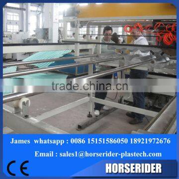 HorseRider PVC Plastic Wave Roof Tile Production Line