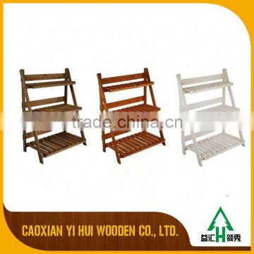Decorative Low Price Wooden Flower Pots Stands With Handle
