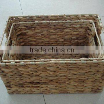 handcraft water hyacinth basket