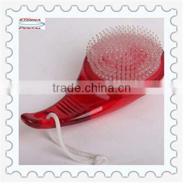 NBYZHF-0001 Red Transparent PS Massager brush
